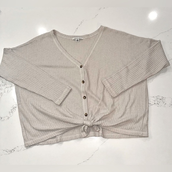 Waffle Knit Sweater/Longsleeve by American Eagle SZ: Med - Picture 1 of 5
